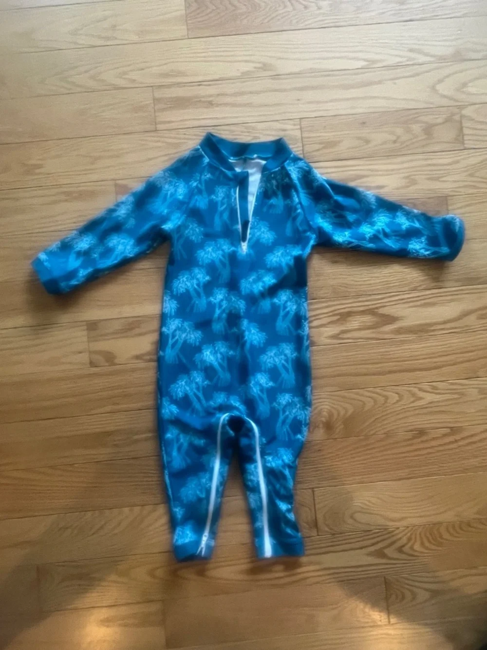 For Love Boys Palm Tree Full Body Rash Guard Swimsuit 3T